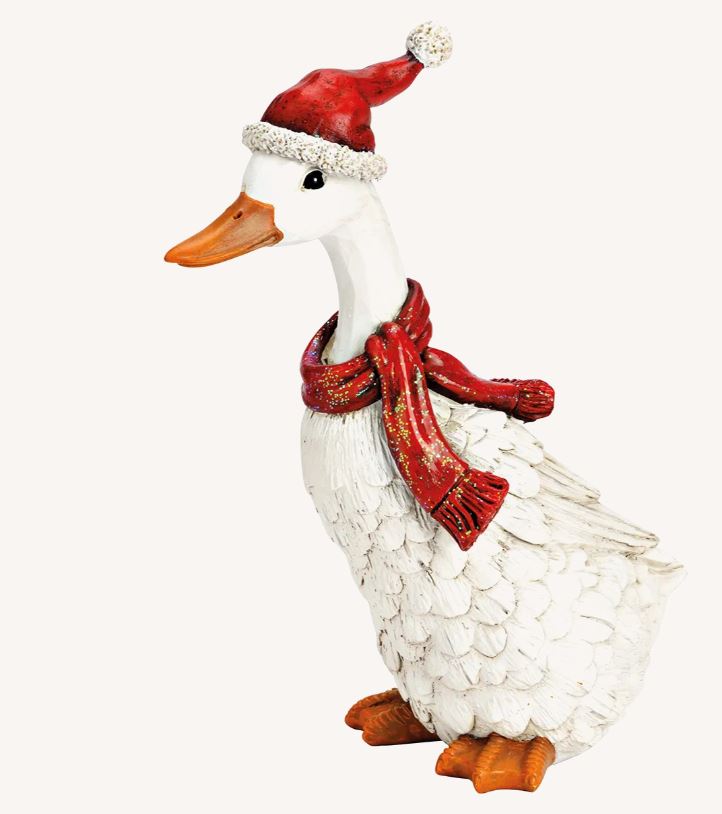 Weihnachtsgans mit Mütze