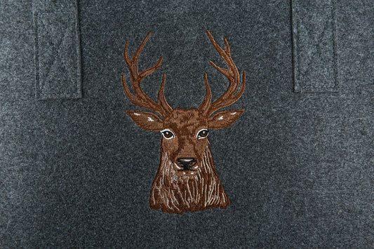 Filztasche Hirschkopf