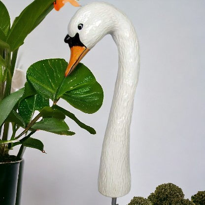 Keramik Schwan ohne Stab