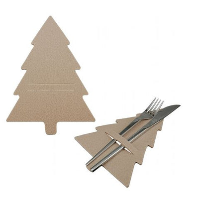 Bestecktaschen Tannenbaum 4er-Set